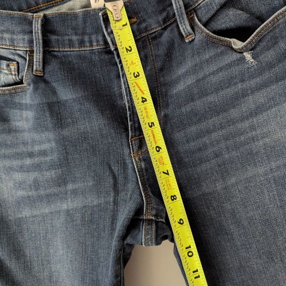 Frame Denim Le Garcon Straight Jeans In Azure Size 27 - Picture 11 of 14